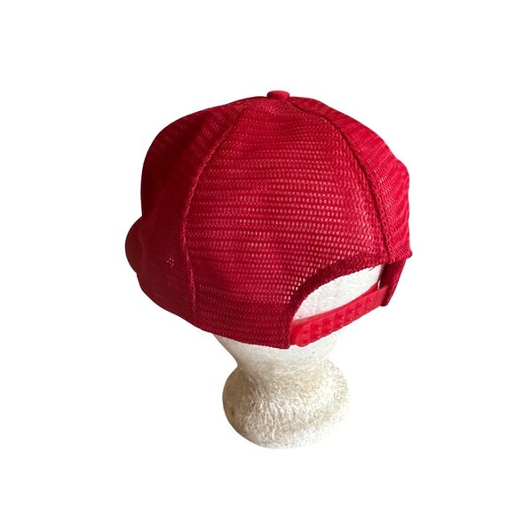 Indiana Hoosiers 1987 National Champions Red Mesh Snapback Hat Vintage 80s Sport - Picture 4 of 6